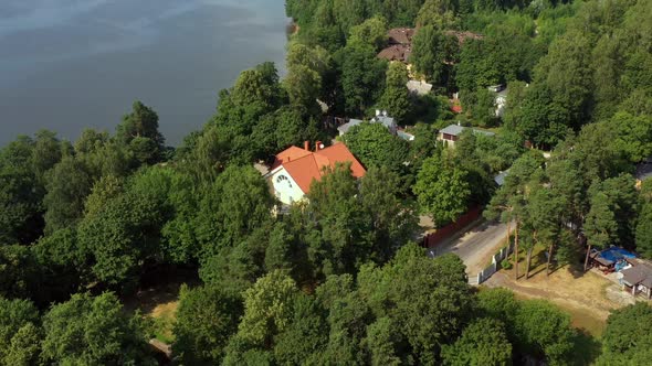 Ozerki Lakes is a Historic District in the Northern Part of Saint Petersburg