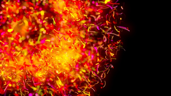 Abstract Particles Explosion V8