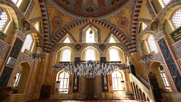 Istanbul Ottoman Grand Kasimpasa Mosque Interior alt
