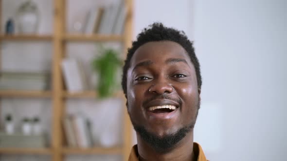 Portrait of African Man Laugh Spbas