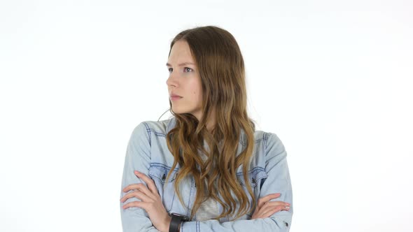 Woman Watching Time on Watch while Waiting