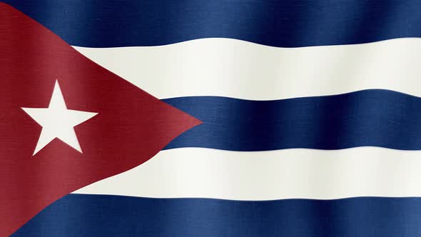The National Flag of Cuba alt