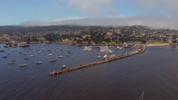 Aerial View of the Monterey Bay Aquarium Pacific Grove