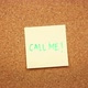 "Call me" on a cork board - VideoHive Item for Sale