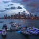 Downtown Miami, Florida with Marina Day to Night Sunset - VideoHive Item for Sale