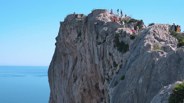 Scenic View of Mountains on the Island of Palma De Mallorca