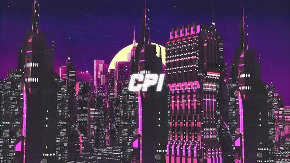 Retro Cyber City Background Cpi