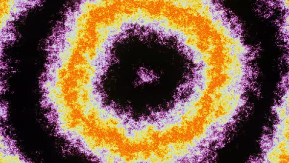 Bright pulsating abstract rings VJ Loop