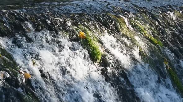 Waterfall And River