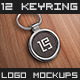 4x3 Logo key ring mockups - GraphicRiver Item for Sale