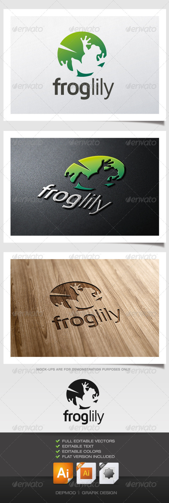 Frog Lily Logo