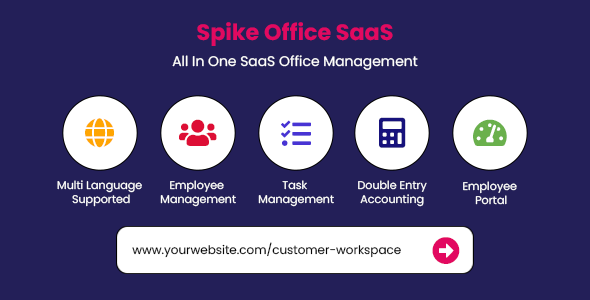 Spike Office SaaS - Multi Tenant Complete Payroll & Office Management System