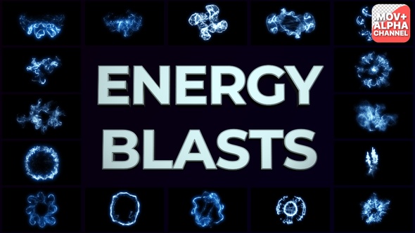 Energy Blasts Pack | Motion Graphics alt
