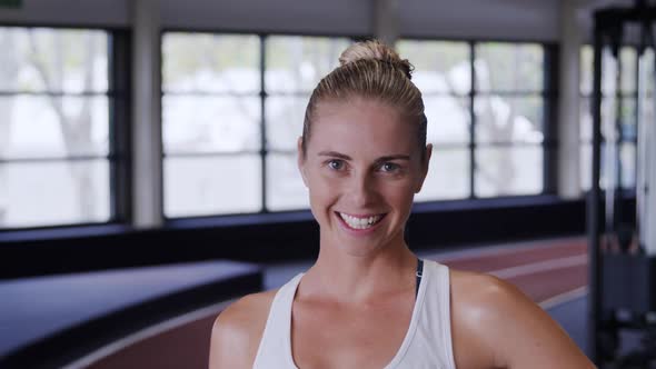 Portrait at a gym