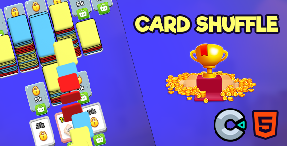 Card Shuffle - Html5 (Construct3)