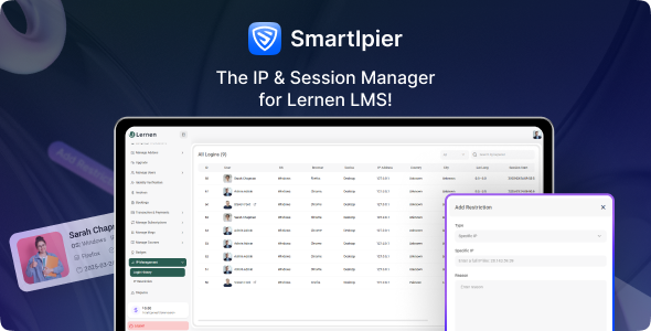 SmartIpier – IP And Session Manager for Lernen LMS