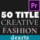 Fashion Title Pack Premiere Pro - VideoHive Item for Sale