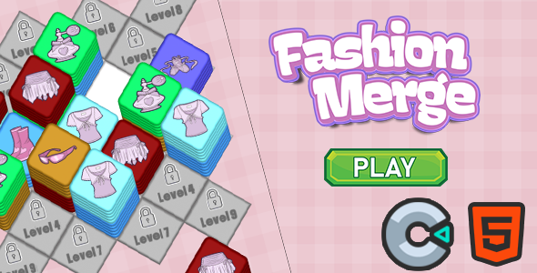 Fashion Merge - Html5 (Construct3)