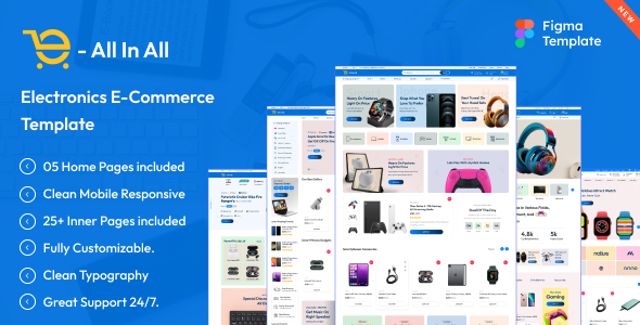 AllinAll - Electronics & Marketplace Figma Template