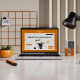 Laptop Office Desk Mockup - VideoHive Item for Sale