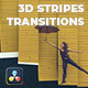 3D Stripes Transitions for DaVinci Resolve - VideoHive Item for Sale