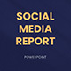 Social Media Report PowerPoint Template - GraphicRiver Item for Sale