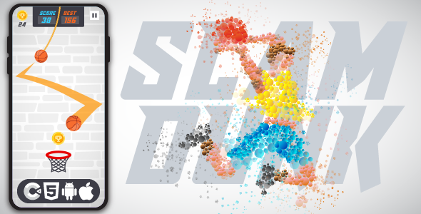 Slam Dunk - Cut The Dunk HTML5 Game, Construct 3