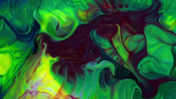 Abstract Colorful Sacral Liquid Waves Texture 21