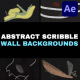 Abstract Scribble Wall Backgrounds | After Effects - VideoHive Item for Sale