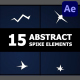 Abstract Spike Elements | After Effects - VideoHive Item for Sale