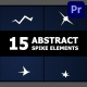 Abstract Spike Elements | Premiere Pro MOGRT - VideoHive Item for Sale