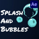 Splash And Bubble Elements for After Effects - VideoHive Item for Sale