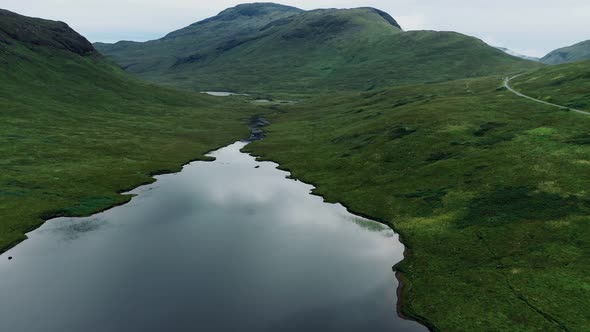 River in a Valley on The Isle of Mull, Scotland