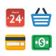 20 Flat eCommerce Icon Set - GraphicRiver Item for Sale