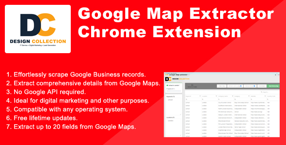 Google Maps Business Data Scraper - Chrome Extension
