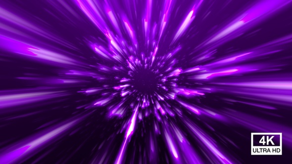 Abstract Purple Fractal Background 4K