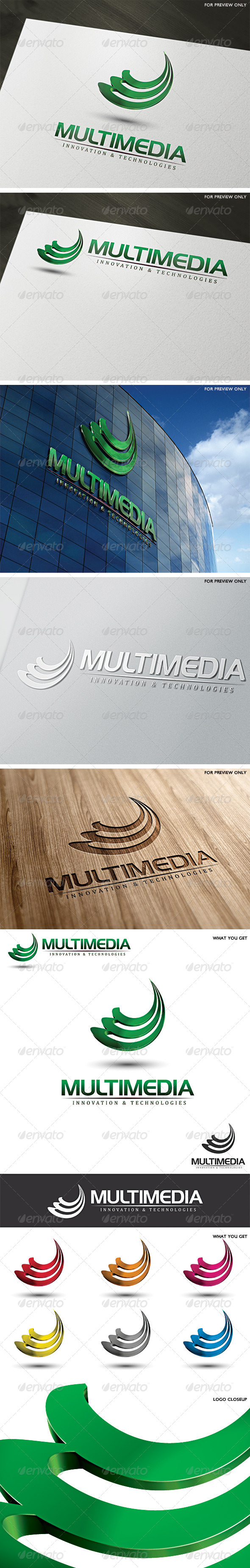 3D Multimedia Logo Template