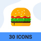 Junk Food Icons - VideoHive Item for Sale