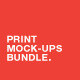 Print Mock-ups Bundle - GraphicRiver Item for Sale