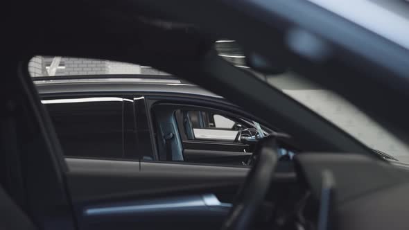 New and Used Cars are on Display for Sale and Rental in the Bright Showroom