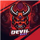 Devil Mask Mascot - GraphicRiver Item for Sale