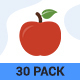 Fruit and Vegetables Icons - VideoHive Item for Sale