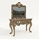 Classic European Style Console Table 5 - 3DOcean Item for Sale