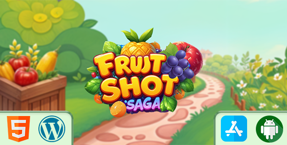 Fruit Shot Saga - HTML5 Construct3 Game