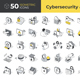 50 Cybersecurity and Data Protection Isometrci Icons - GraphicRiver Item for Sale