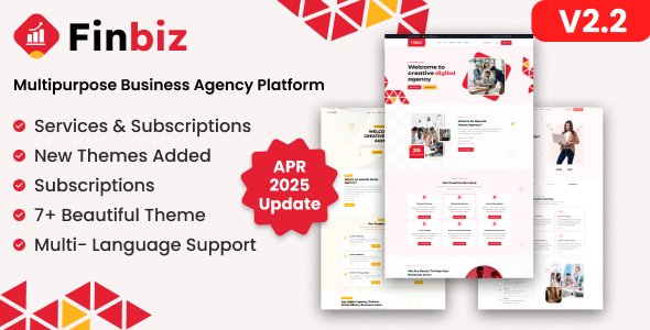 FinBiz - Multipurpose Business Agency Platform