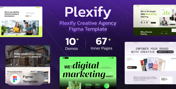 Plexify - Creative Agency Figma Template