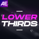 Lower Thirds Pack / AE - VideoHive Item for Sale
