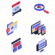 Isometric Icons Web Development - VideoHive Item for Sale