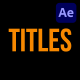 Big Titles - VideoHive Item for Sale